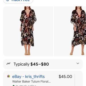 New in package Walter Baker caftan